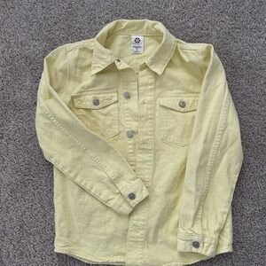 PacSun Kids Girls Light Yellow Jean Jacket XL